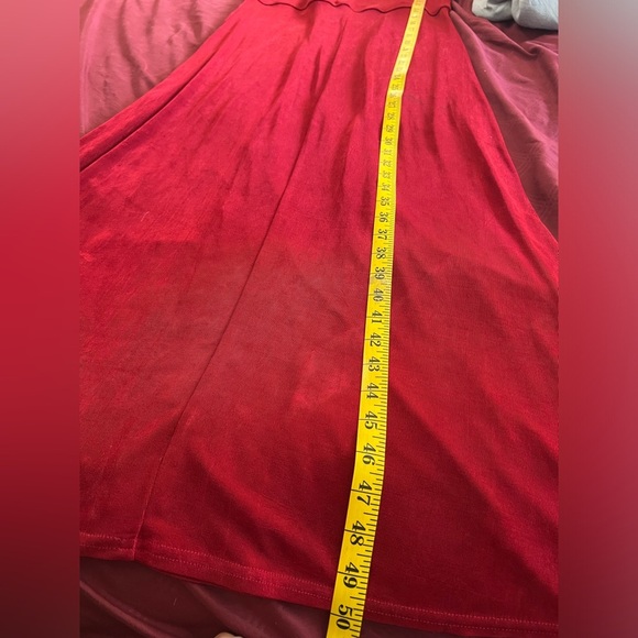 Rabbit rabbit rabbit designs women’s vintage maxi dress in vibrant red. Size 14 - Picture 11 of 11